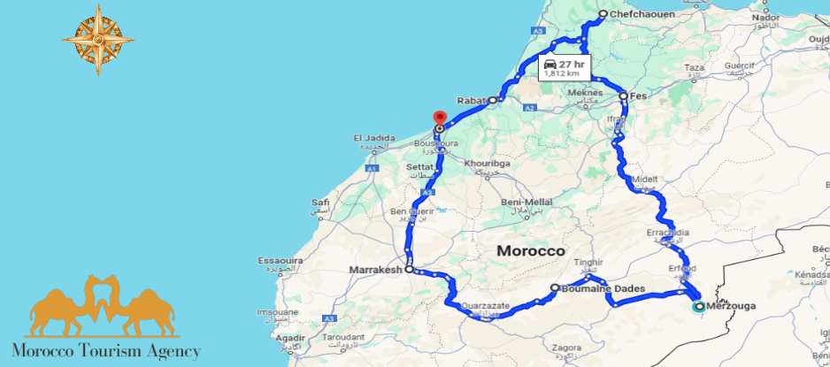 Viaggio di 10 Giorni in Marocco