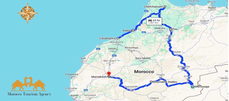 Itinerario di 7 giorni in Marocco
